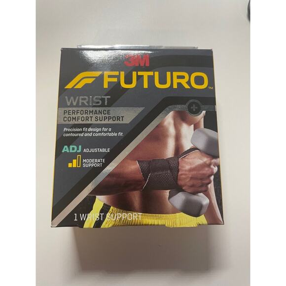 FUTURO Wrist Performance comfort support Adjustable 3M NEW BLACK GYM WORK OUT - Picture 1 of 2